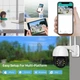 Уличная IP Wi-Fi PTZ-D4 камера Наблюдения Видеонаблюдения Купольная Поворотная IP66 бело-черная - изображение 11