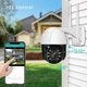 Уличная IP Wi-Fi PTZ-D4 камера Наблюдения Видеонаблюдения Купольная Поворотная IP66 бело-черная - изображение 12