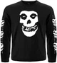 Футболка з довгим рукавом Rockway Misfits (skull logo) (з друком на рукавах) Чорний, Розмір M - изображение 1