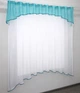 Кухонная гардина VR-Textil № 036к арка белый с лазурным 290х170 см (52-0539) - изображение 2