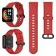 Силиконовый ремешок для Xiaomi Mi Watch Lite "Красный" (VANAX04004) - изображение 1