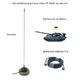 Автомобильная антенна Uline FF-4405 на магните для Motorola dm4600e/4601 диапазона vhf (136-174 МГц) кабель 5 м - изображение 1