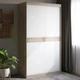 Шкаф-Купе Еверест Соната-1400 двухдверный 140*60*217 см Дуб сонома + белый - изображение 2