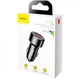 Автомобильное Зарядное Устройство 2USB Baseus with Display (6A) (CCMLC20A-01) Black - изображение 4