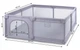 Детский манеж 202×182×66 см серый - изображение 4