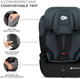 Fotelik samochodowy KinderKraft Comfort Up i-Size Black (KCCOUP02BLK0000) - obraz 13