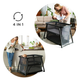 Ліжко-манеж 4 в 1 Kinderkraft Sofi Plus Grey (KLSOFIPLGRY0000) - зображення 6