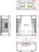 Розетка на 2 порти з екраном Cablexpert RJ-45, 6 cat, зовнішня (NCAC-2F6-01) - зображення 4