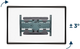 Настінний поворотний кронштейн Gembird 40"-80" (WM-80STR-01) - зображення 10