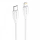Кабель Borofone BX19 Type-C - Lightning 3м Белый - изображение 3