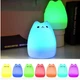 Детский ночник силиконовый Котик 7 режимов Sleep Lamp - изображение 2