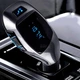 Автомобильный bluetooth fm модулятор X5 ВТ для автомагнитолы, mp3 / фм трансмиттер с дисплеем, серебряный - изображение 10