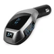 Автомобильный bluetooth fm модулятор X5 ВТ для автомагнитолы, mp3 / фм трансмиттер с дисплеем, серебряный - изображение 8