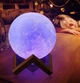 Настольный светильник ночник лампа луна Magic 3D Moon Light от аккумулятора - изображение 3