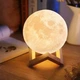 Настольный светильник ночник лампа луна Magic 3D Moon Light от аккумулятора - изображение 5