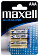 Батарейка лужна Maxell Alkaline AAA (LR03) blister 4 шт (MX-164010) - зображення 1