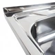 Кухонная мойка из нержавеющей стали Platinum ПОЛИРОВКА 6060 L (0,7/160 мм) - изображение 4