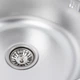 Кухонная мойка из нержавеющей стали Platinum ДЕКОР 490 (0,8/180 мм) - изображение 5