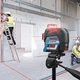 Лінійний лазерний нівелір Bosch Professional GLL 3-80 C з приймачем LR 6, адаптером AA1, штативом BT 150, мішенню, чохлом(0601063R01+0601069H00) - зображення 3