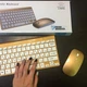 Набор клавиатура мышь оптическая беспроводная 5263 KEY 9О2 комплект для компьютера - изображение 7