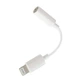 Перехідник Kin Lighting Jack 3.5mm 5см White - зображення 1