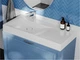 Умивальник Miraggio VIOLA 1000 L (0002658) Miramarble | Глянцевий | Накладний/Підвісний/Врізний | Білий - зображення 8