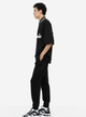 Чоловічі спортивні штани Slim Fit H&M (56489) XS Чорні - изображение 3