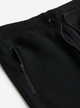 Чоловічі спортивні штани Slim Fit H&M (56489) XS Чорні - изображение 7
