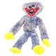 Мягкая игрушка Блестящий Хаги Ваги Huggy Wuggy с липучками на руках 45 см Серый (SH777167) - изображение 2