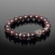 Женский браслет из натурального камня с сердцем. Гранат. - изображение 5
