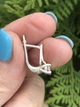 Серьги серебряные с золотом и цирконием 0448.10с - изображение 3