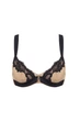 Бюстгальтер з м'якою чашкою Andres Sarda 75B Чорний-Тілесний (92329) - зображення 2