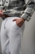 Чоловічі спортивні штани на флісі Fleece Intruder 0108 2XL Білий (IN-0108/4 E) - зображення 7