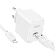 Сетевое зарядное устройство Hoco CS11A USB белое + кабель USB to Lightning - изображение 1
