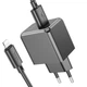 Сетевое зарядное устройство Hoco CS11A USB черное + кабель USB to Lightning - изображение 3
