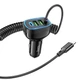 Автомобильное зарядное устройство Hoco NZ11A 2USB/ Type-C PD 30W черное + кабель Lightning - изображение 3