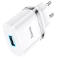 Сетевое зарядное устройство Hoco N1 USB белое - изображение 2