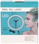 Кольцевая LED лампа диаметр 12"-028 (30 см) с пультом Black 1 крепл.тел USB + Стойка - изображение 2