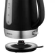 Електрочайник Ardesto EKL-F19B 1.7л пластик STRIX 1850Вт чорно-сріблястий - зображення 3