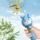 Генератор мильних бульбашок Bubble Toy баббл тієї бульбашкова машина з літаючим пропелером Блакитний - изображение 1