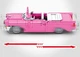 Конструктор Ретро Автомобиль Chevrolet 742 детали / SY 8404 Розовый длинна 28 см - изображение 4