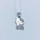 Кулон серебряный с кубическим цирконием "Hello Kitty" 1,23 г - изображение 2