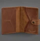Кожаная обложка для паспорта BlankNote 3.0 Светло-коричневая Crazy Horse (BN-OP-3-k-kr) - изображение 3