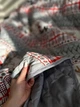 Покрывало новогоднее Premium Фланель/Байка Олени c наполнителем 240x215 см - изображение 3