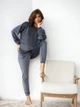Пижама (свитшот + штаны) женская теплая велюровая BARWA garments 0332/333 S Графит (2113323331329) - изображение 5