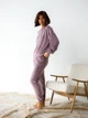 Пижама (свитшот + штаны) женская теплая велюровая BARWA garments 0332/333 XL Фрезовая (2113323334078) - изображение 3