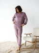 Пижама (свитшот + штаны) женская теплая велюровая BARWA garments 0332/333 XL Фрезовая (2113323334078) - изображение 6