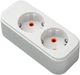 Колодка Quantum QM-КP-00210 2 поста із заземленням 1 шт/уп Біла (0751784843047) - зображення 4