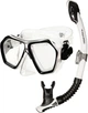 Набор маска и трубка Aqua Speed Blaze + Borneo 60317 (618-05) Уни OSFM Черные (5905718603176) - изображение 1