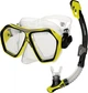 Набор маска и трубка Aqua Speed Blaze + Borneo 60320 (618-18) Уни OSFM Желто-черные (5905718603206) - изображение 1